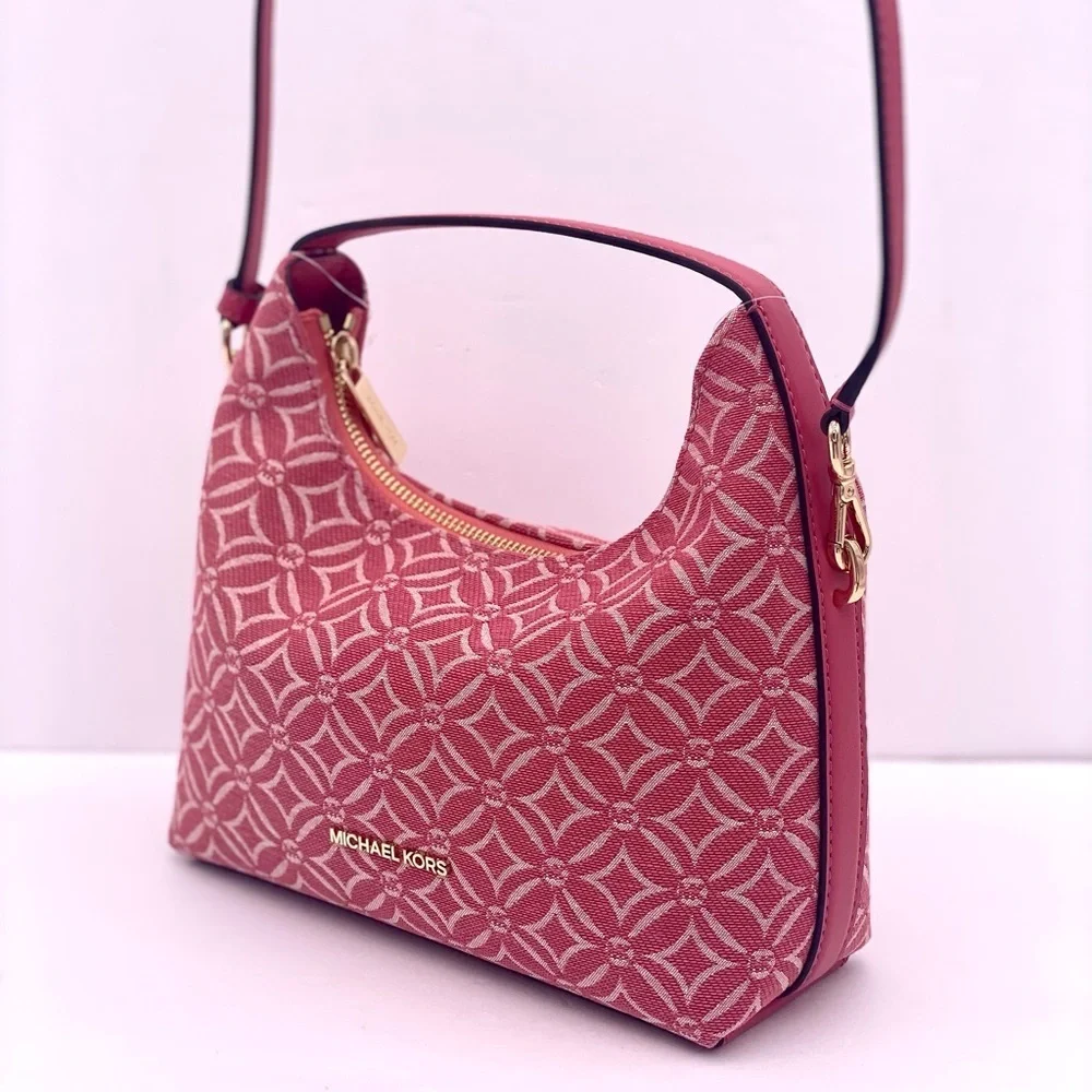 Michael Kors Ember Small Shoulder Crossbody Bag MK Light Berry Multi